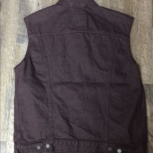 Levi’s Trucker Denim Vest sz S - Picture 3 of 4